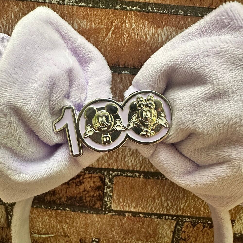 Disney Minnie Mouse Silver Minnie Mouse Ears Headband - Picture 3 of 9
